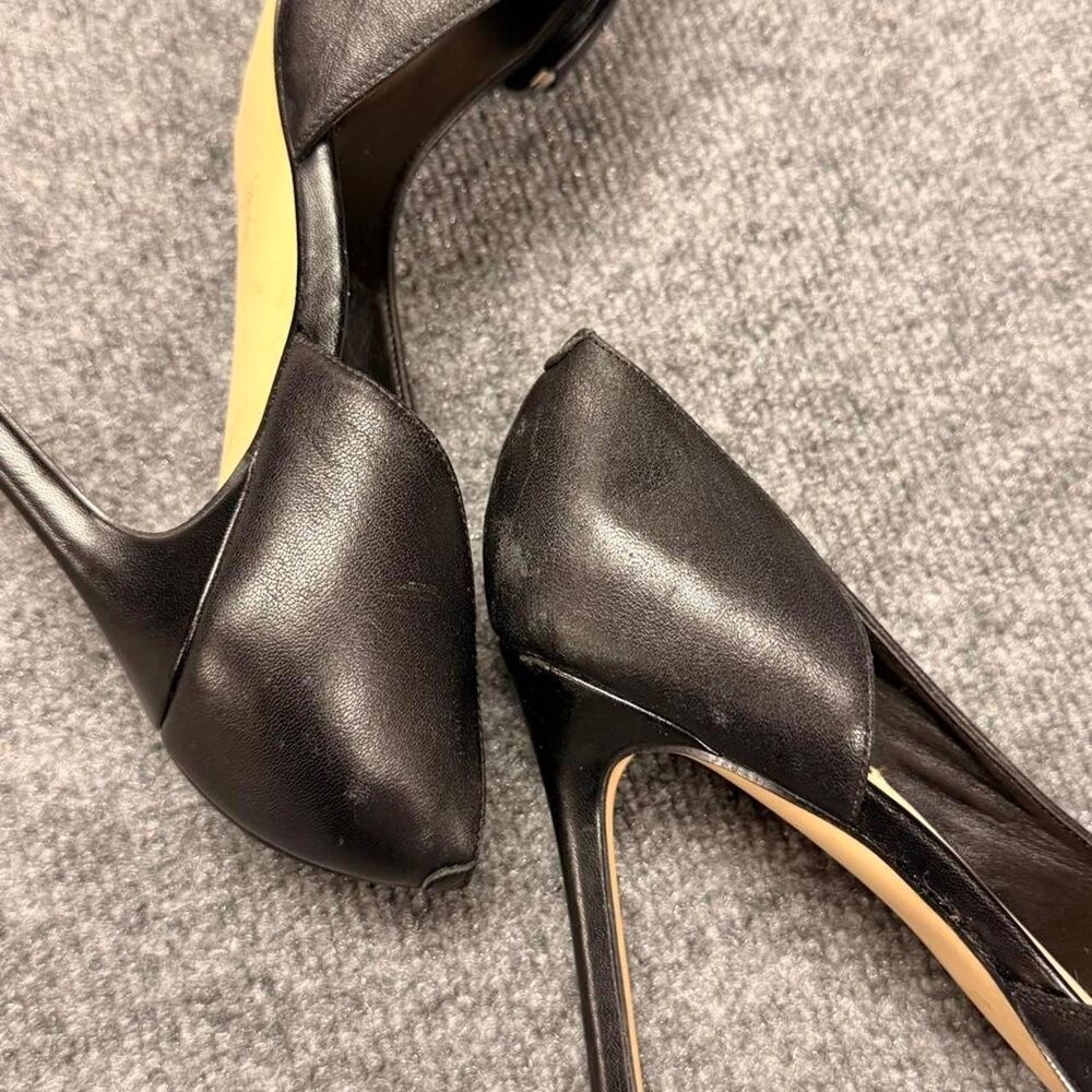 Nine West Finite Black Buckle Pumps Size 8.5 - Picture 3 of 6